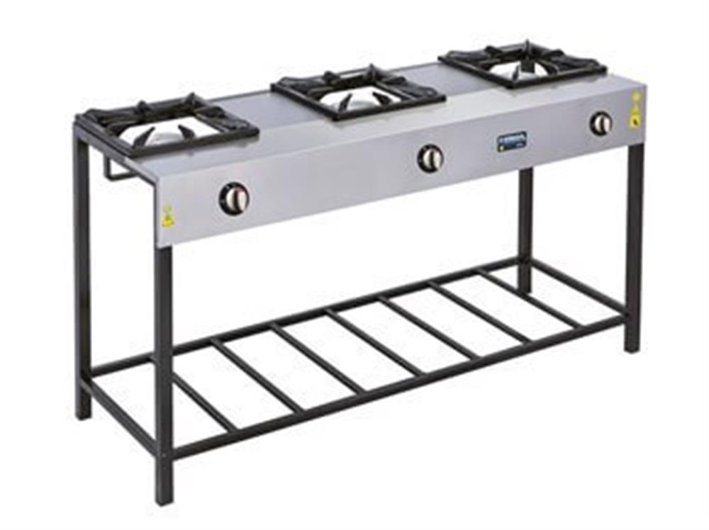 Görkem Gazlı Yüksek Lokanta Ocağı 4 Gözlü Ocak 192X47X77 cm