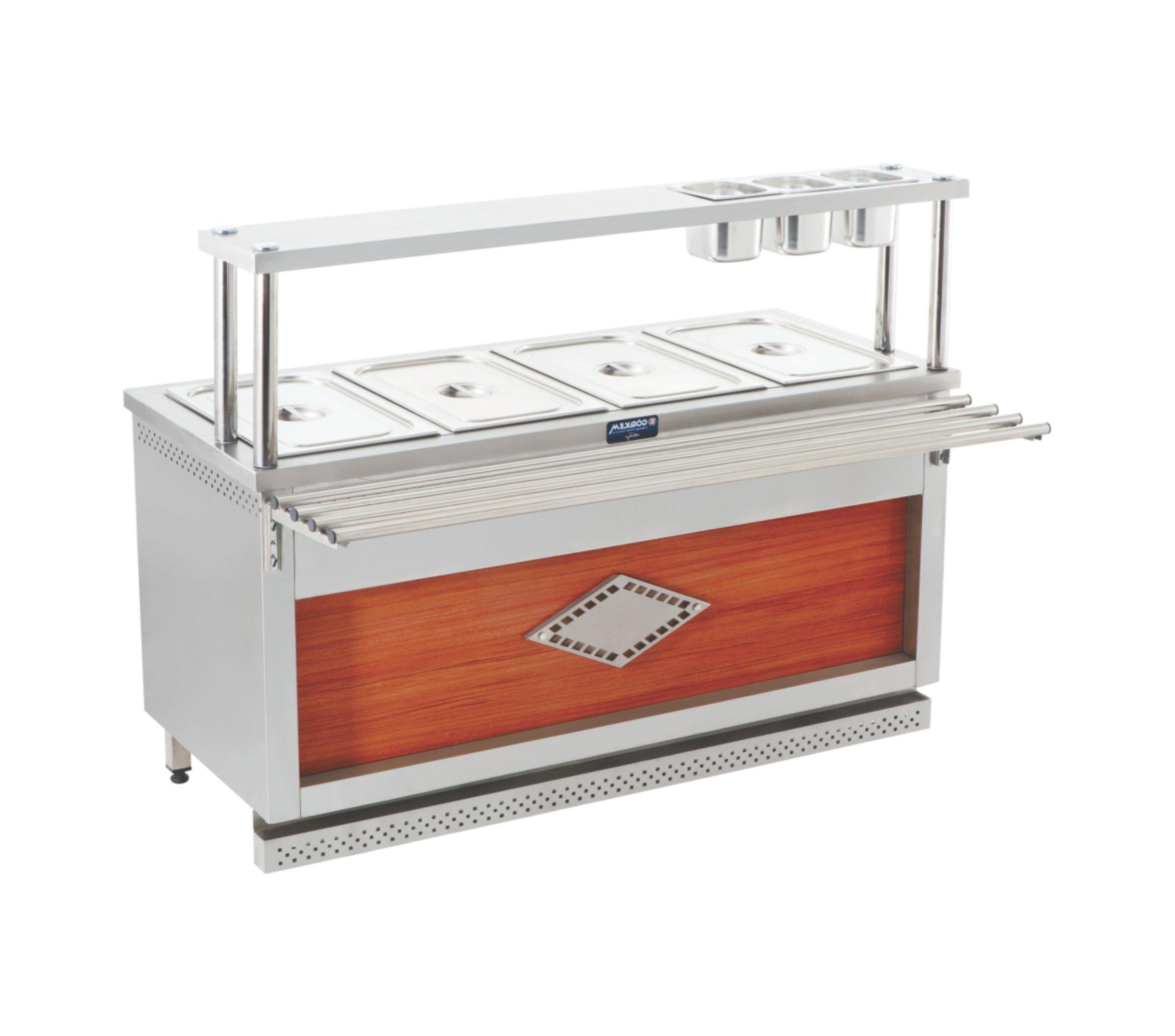 Görkem Yemeklik 1/1 3 Sıcak Self Servis Tezgahı Elektrikli 115x65x85/125 cm