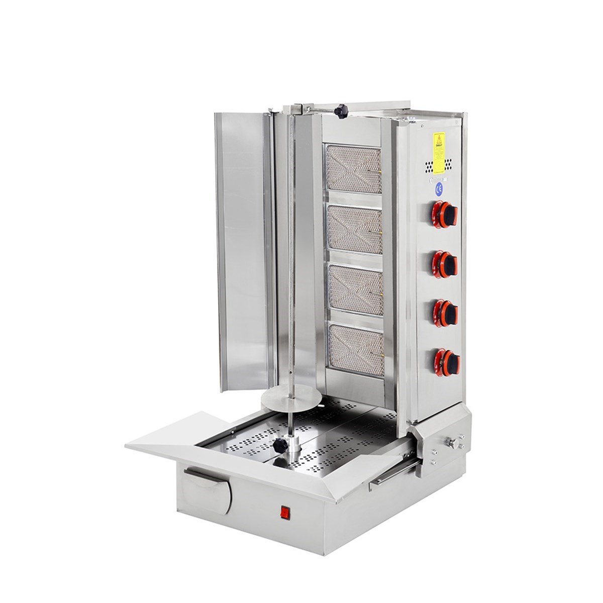 Himaksan 4 Radyanlı Alttan Motorlu Döner Ocağı Gazlı Ce Belgeli