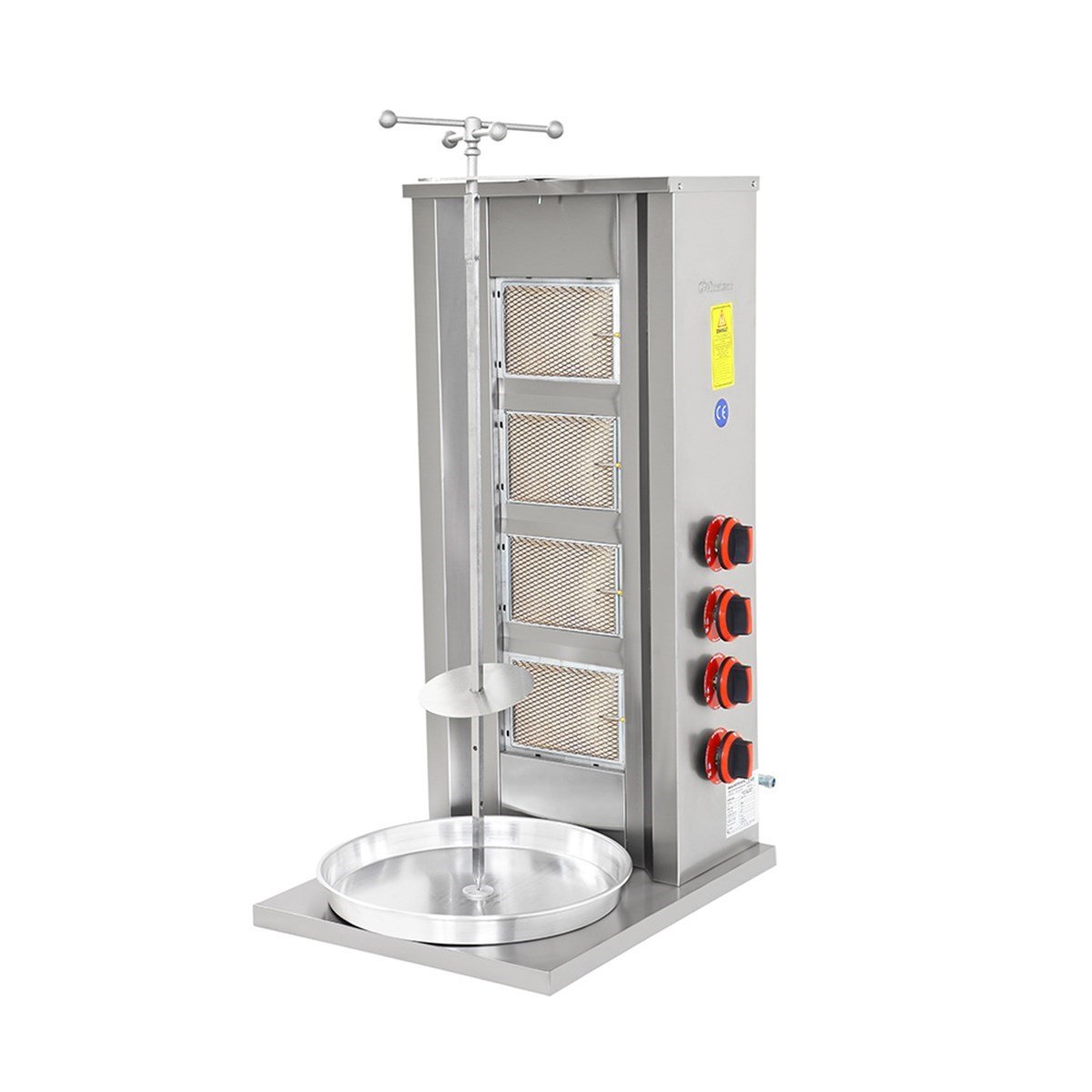 Himaksan 4 Radyanlı Döner Ocağı Manuel Gazlı Ce Belgeli