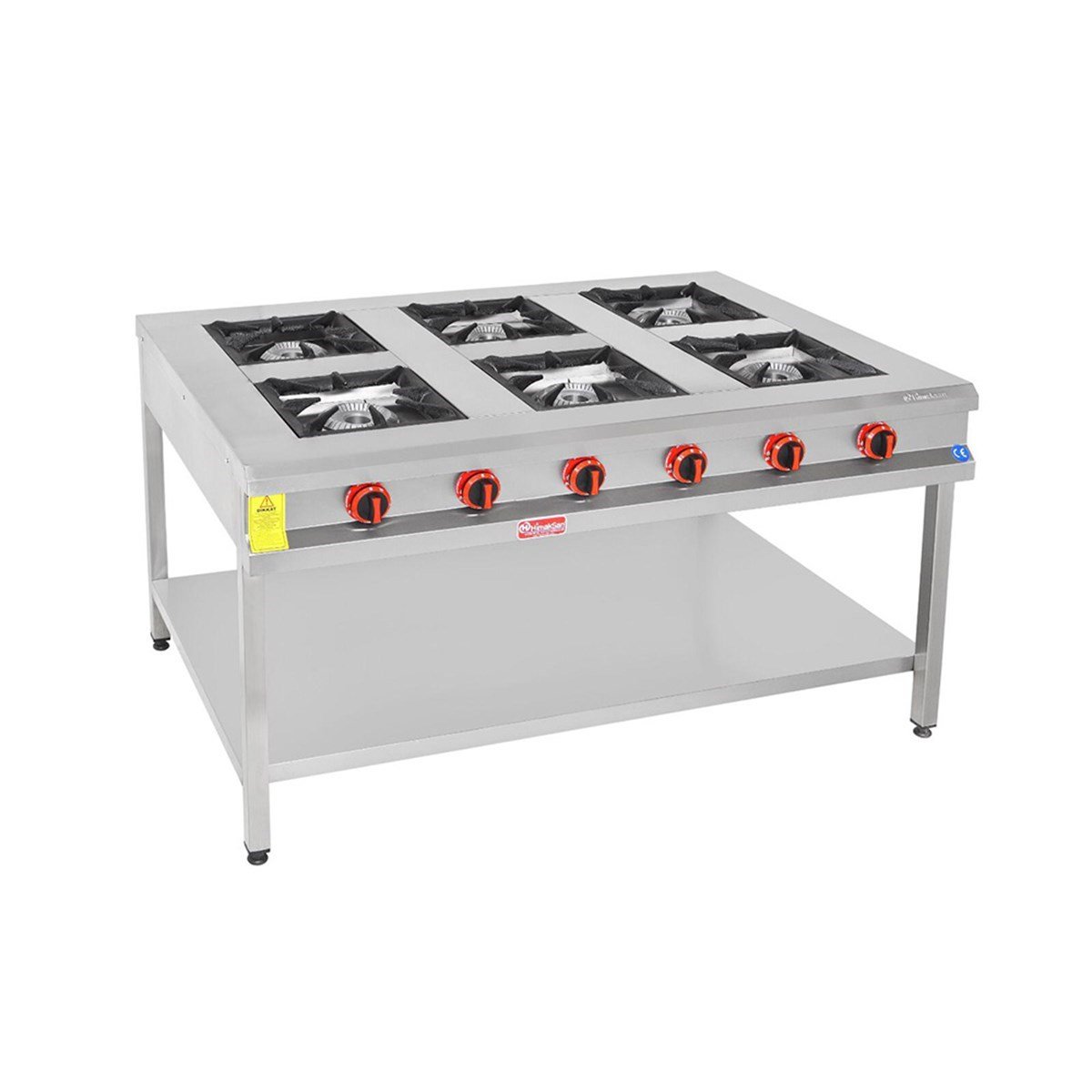 Himaksan 6 Lı Taban Raflı Ocak Gazlı Ce Belgeli 150*100*85