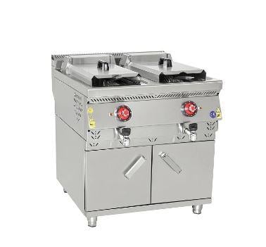Himaksan Dolaplı Elektrikli Fritöz 12+12 Litre, 80*70*85 cm