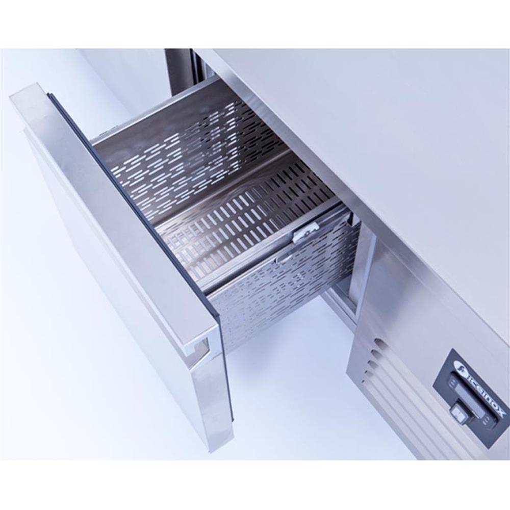 İceinox CTS 275 N CR Tezgah Tip Snack Derin Dondurucu 2 Kapılı