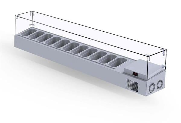 İceinox VTS 225 GL Set Üstü Saladbar  GN 1/4 -150