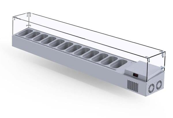 İceinox VTS 250 GL Set Üstü Saladbar  GN 1/4 -150
