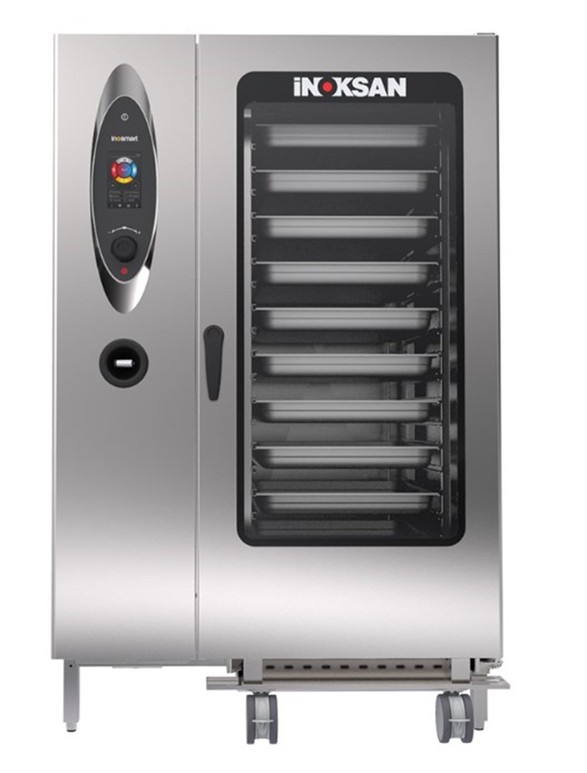 İnoksan FBG-40T Dokunmatik Ekranlı Kombi Fırın, 40 Tepsi Kapasiteli, Gazlı
