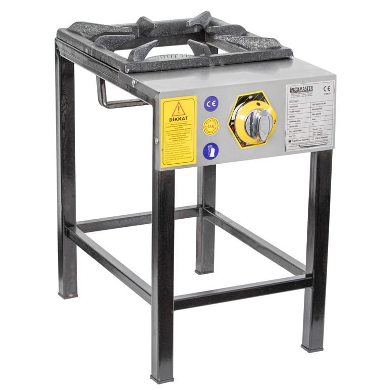 İnoxmaster Tekli Yüksek Lokanta Ocağı, Doğalgaz / Lpg, 33X45X50 cm