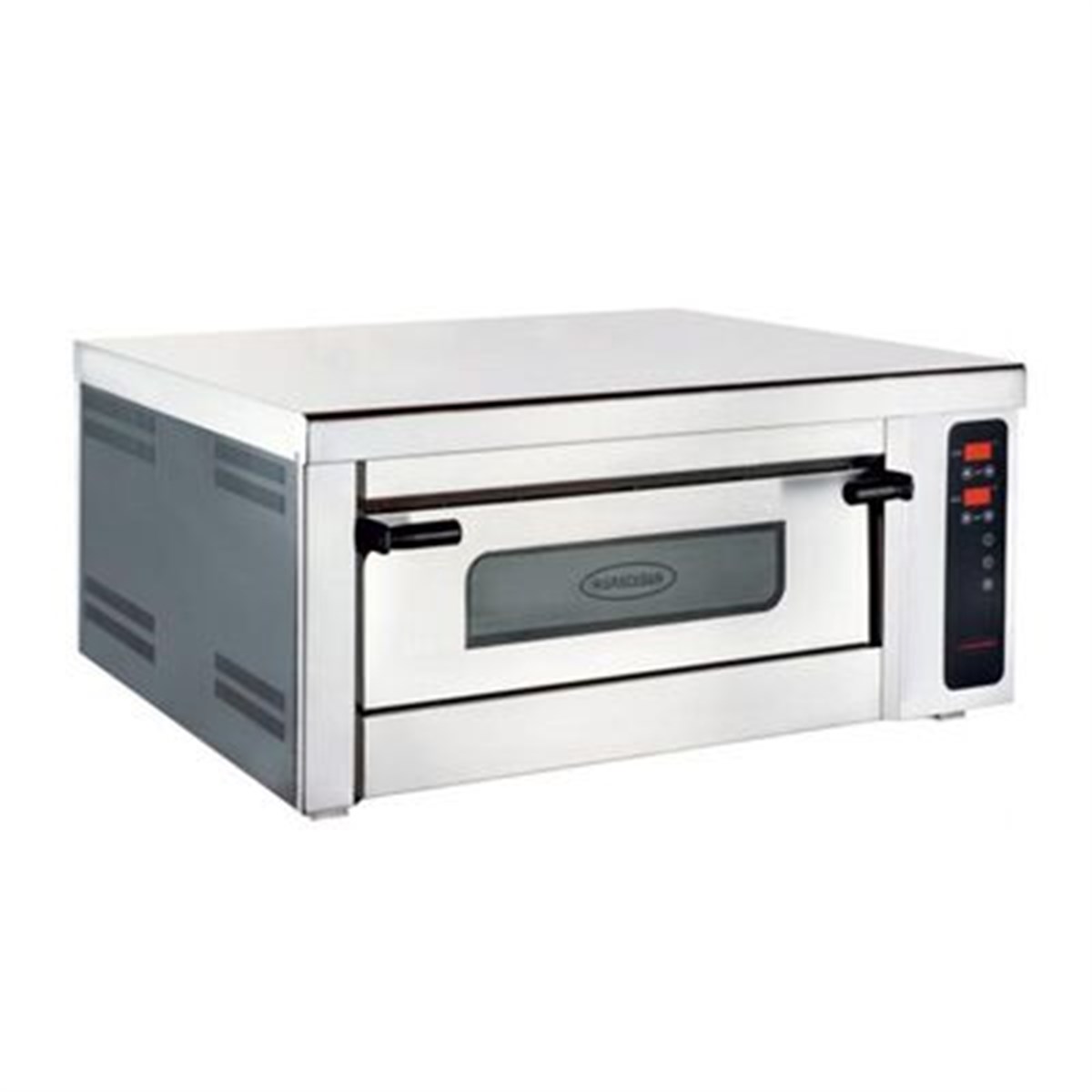 Karacasan Elektrikli Dijital Tek Katlı Pizza Fırını 30 cm 4 Pizza 87*72*45 cm