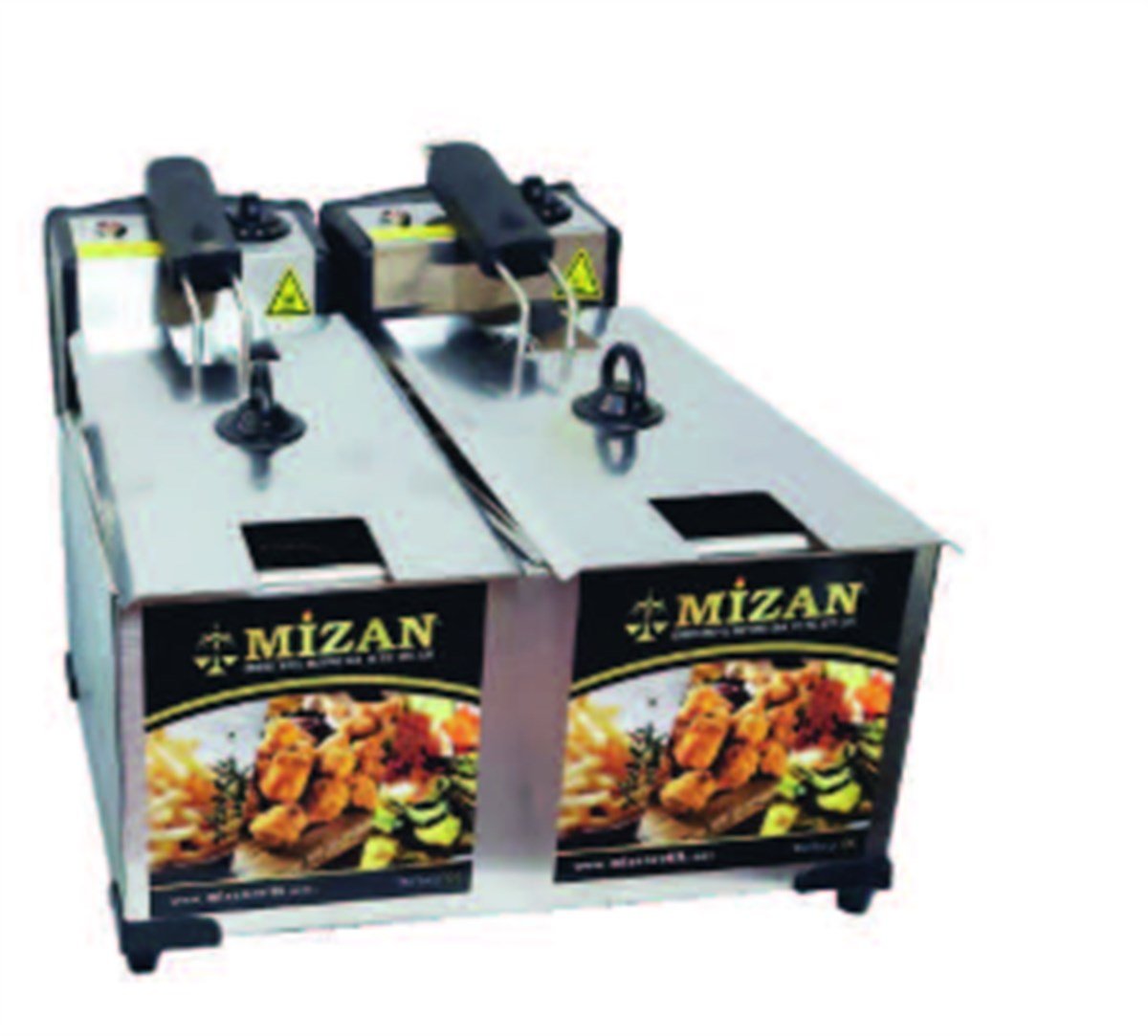 Mizan Elektrikli Fritöz, 3+3 Litre, Çift Hazneli
