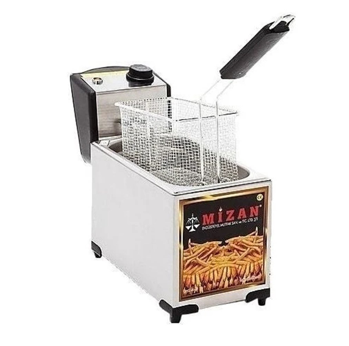 Mizan Elektrikli Fritöz, 8 Litre, Tek Hazneli 