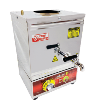 Mizan Krom Elektrikli Çay Kazanı, 10 lt, 430 Kalite, Playtsiz