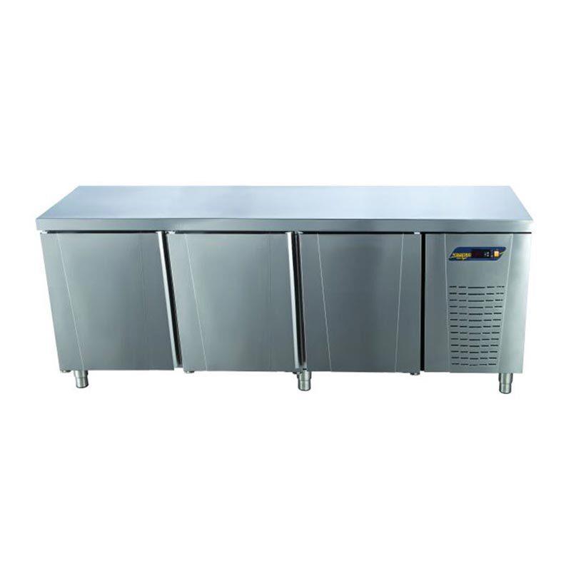 Ndustrio TNG-73-WOBS Tezgah Sırtsız Tip Gastronorm Derin Dondurucu, 3 Kapılı