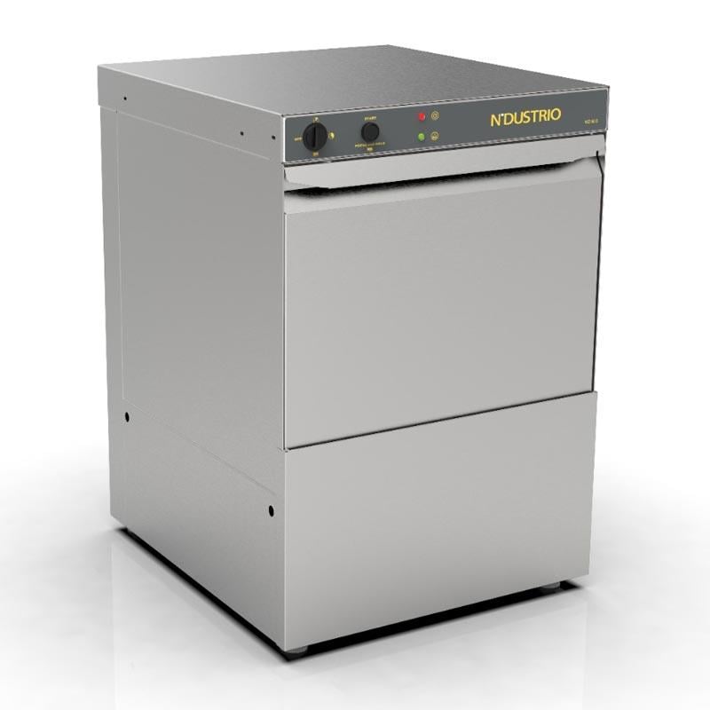 Ndustrio WZ-40 D Bardak Yıkama Makinesi, 40 Sepet/Saat Kapasiteli,Deterjan Ve Parlatıcı Pompalı