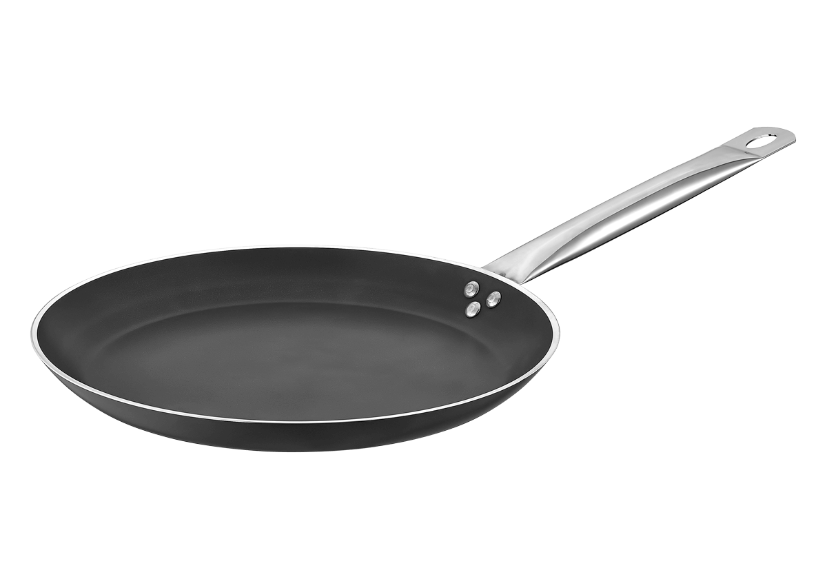 Net Çelik Alüminyum Krep Tava İnci 32 cm