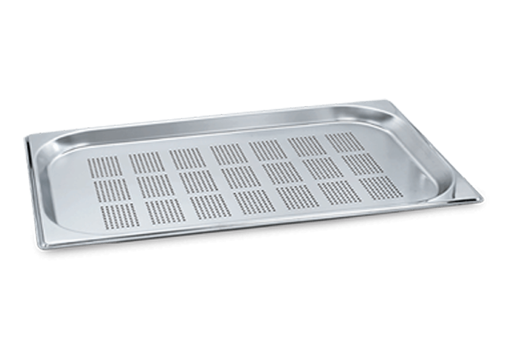 Net Çelik GN 1/1 - 15  cm Delikli Gastronom Küvet (53 x 32.5 cm) 21 lt  
