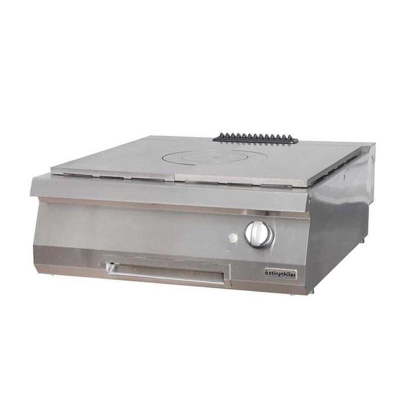 Öztiryakiler 700 Seri OSOG 8070 C Set Üstü Kapalı Döküm Ocak, 80x70x28 cm, Gazlı