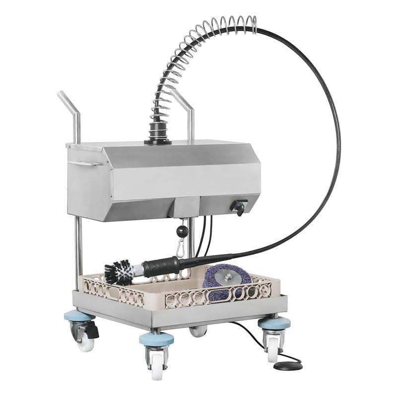 Öztiryakiler Fırçalı Kazan Yıkama Makinesi, 32x64x80 cm