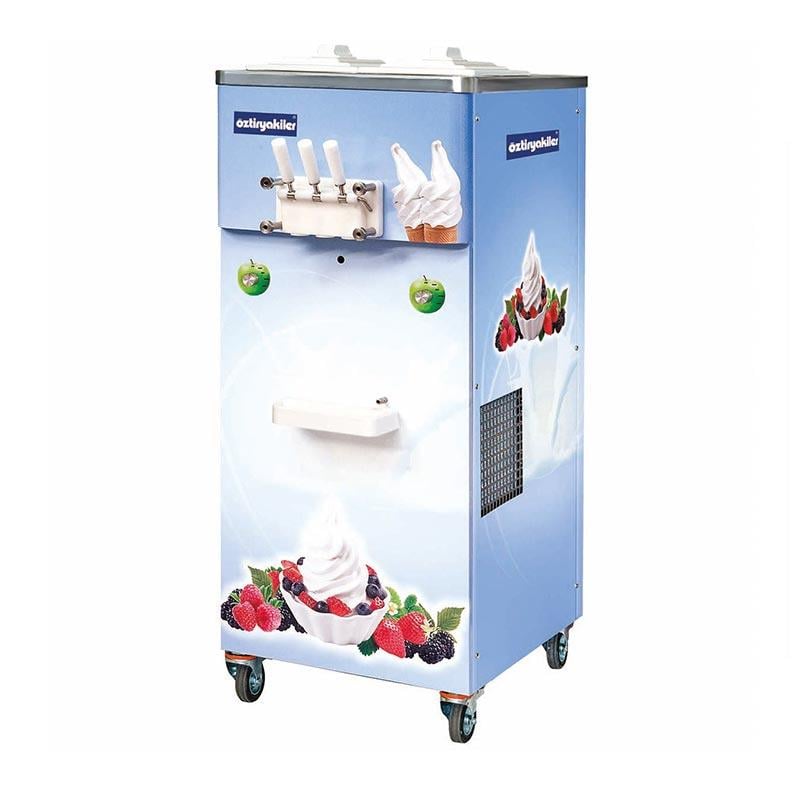 Öztiryakiler Set Üstü Dondurma ve Frozen Yoğurt Makinesi, 15+15 L