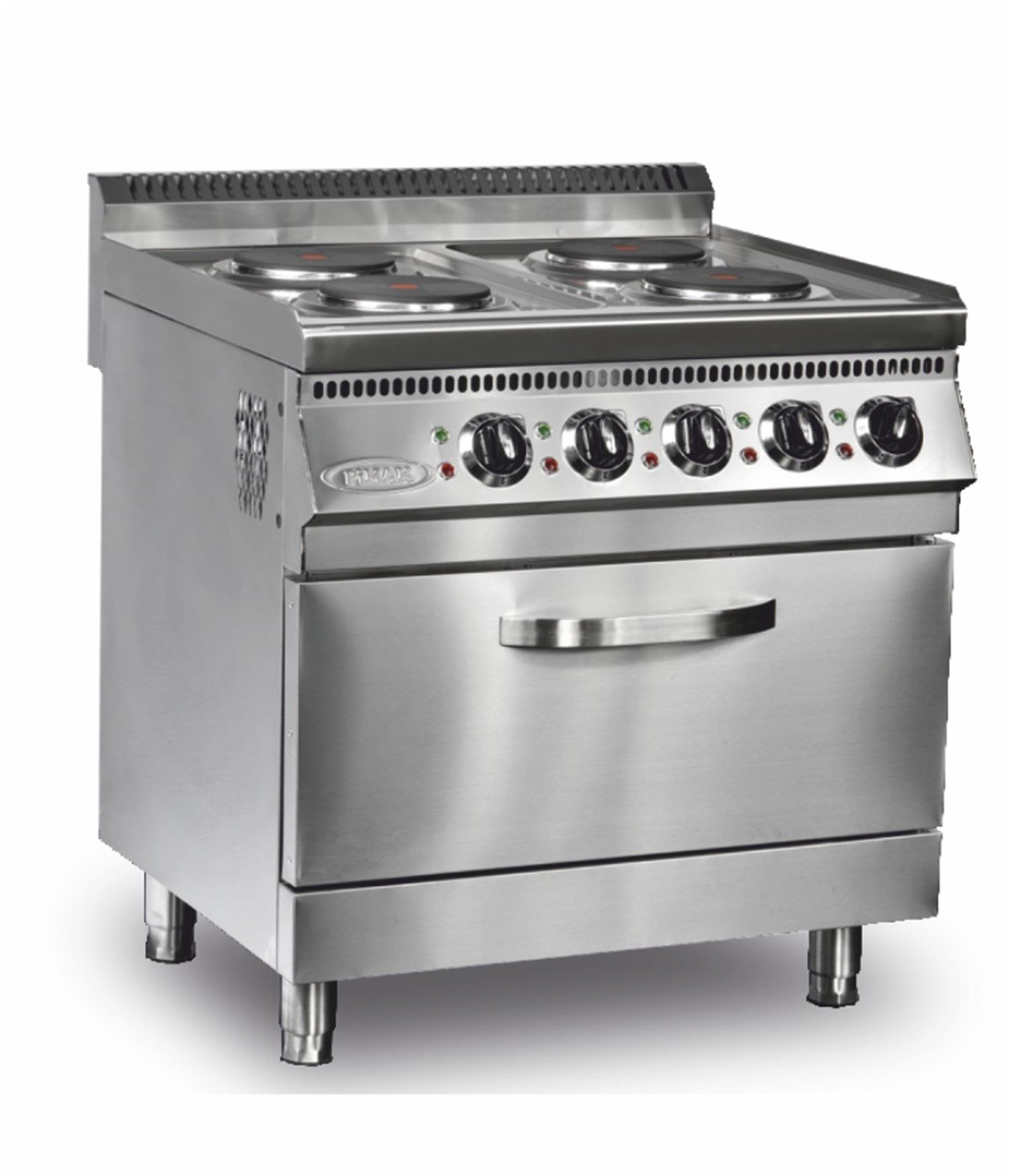 Pimak 4 Gözlü Kuzineli Ocak, Elektrikli,  80×70×85 Cm