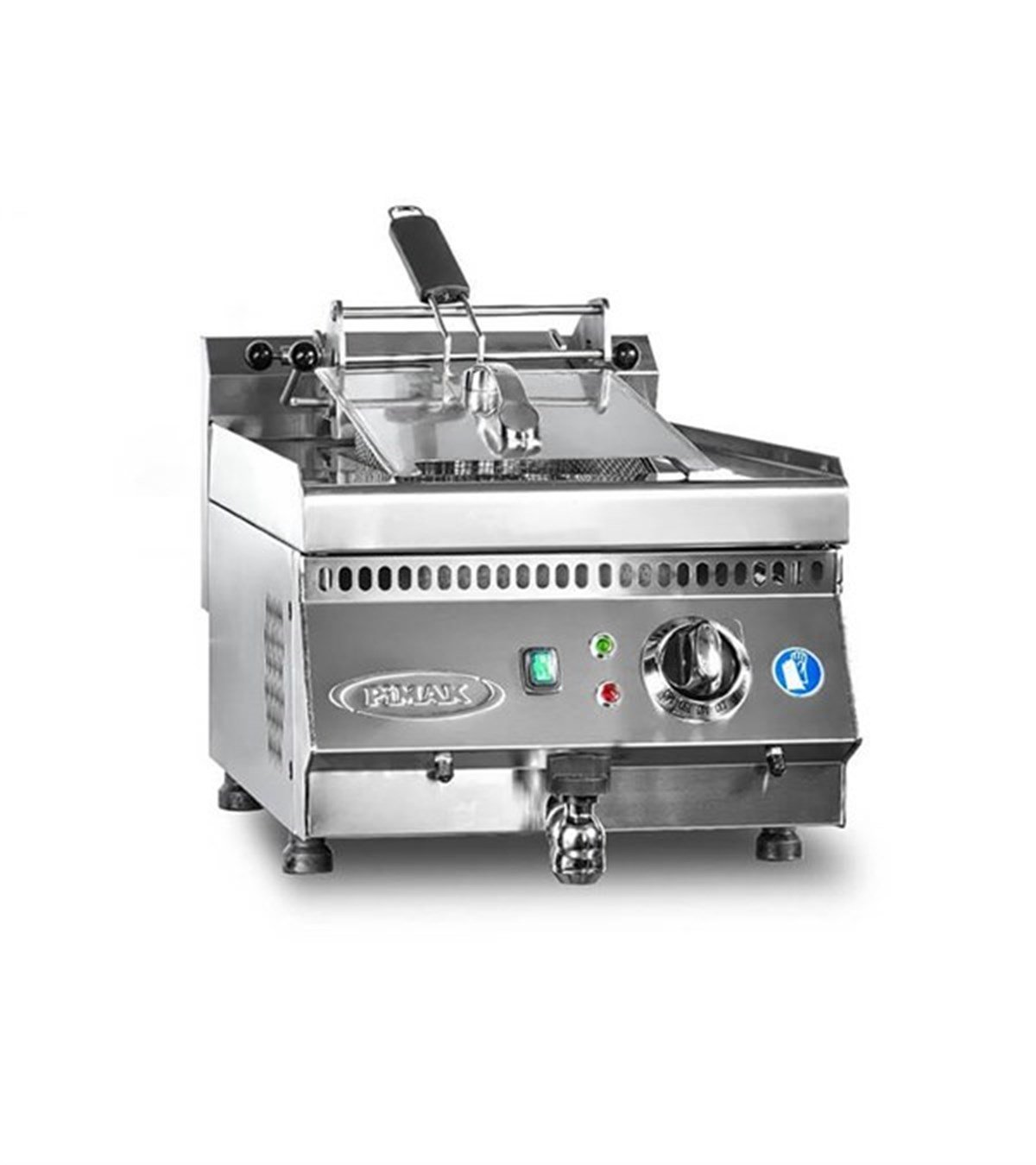 Pimak Elektrikli Fritöz Fritöz, 12 Litre, Set Üstü, 40×70×30 Cm