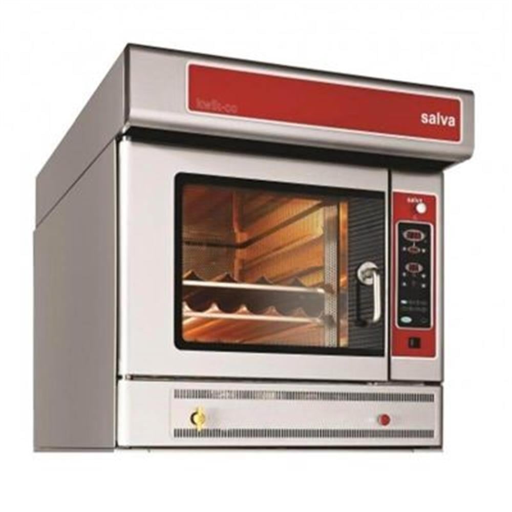 Salva KWIK-CO Series KX-5G+H Patisserie Fırın, 40×60 Cm 5 Tepsi Kapasiteli, Gazlı