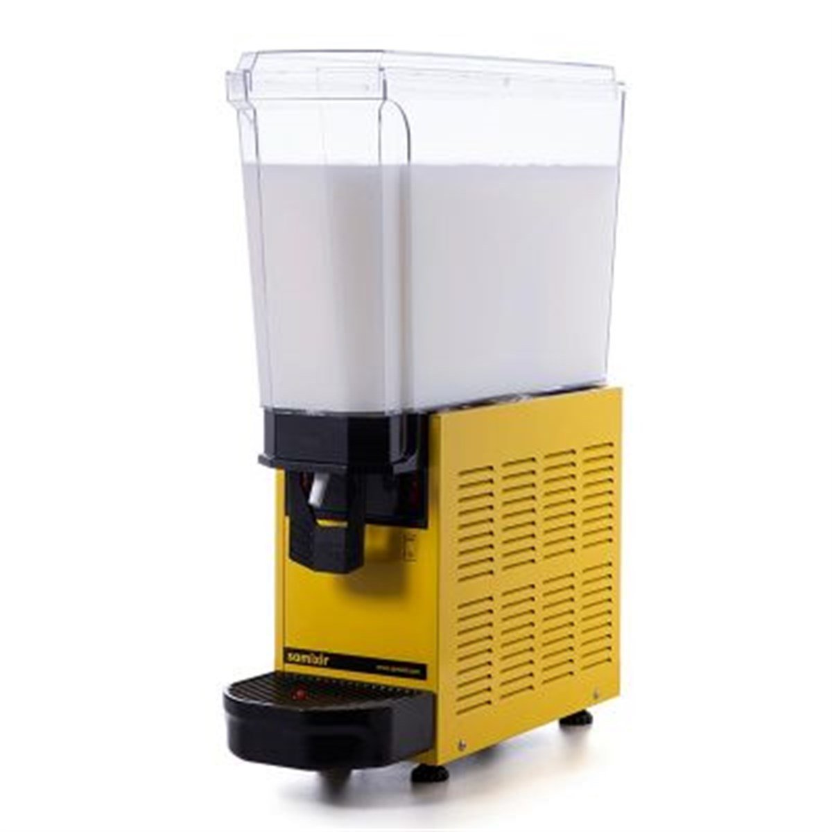 Samixir Klasik Mono Soğuk İçecek Dispenseri, 20 L, Karıştırıcılı, Sarı