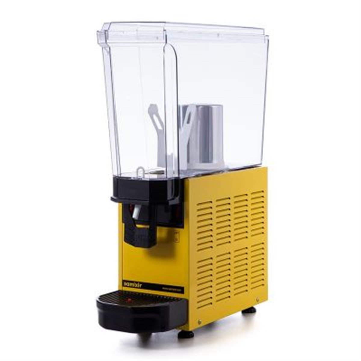 Samixir Klasik Mono Soğuk İçecek Dispenseri, 20 L, Karıştırıcılı, Sarı