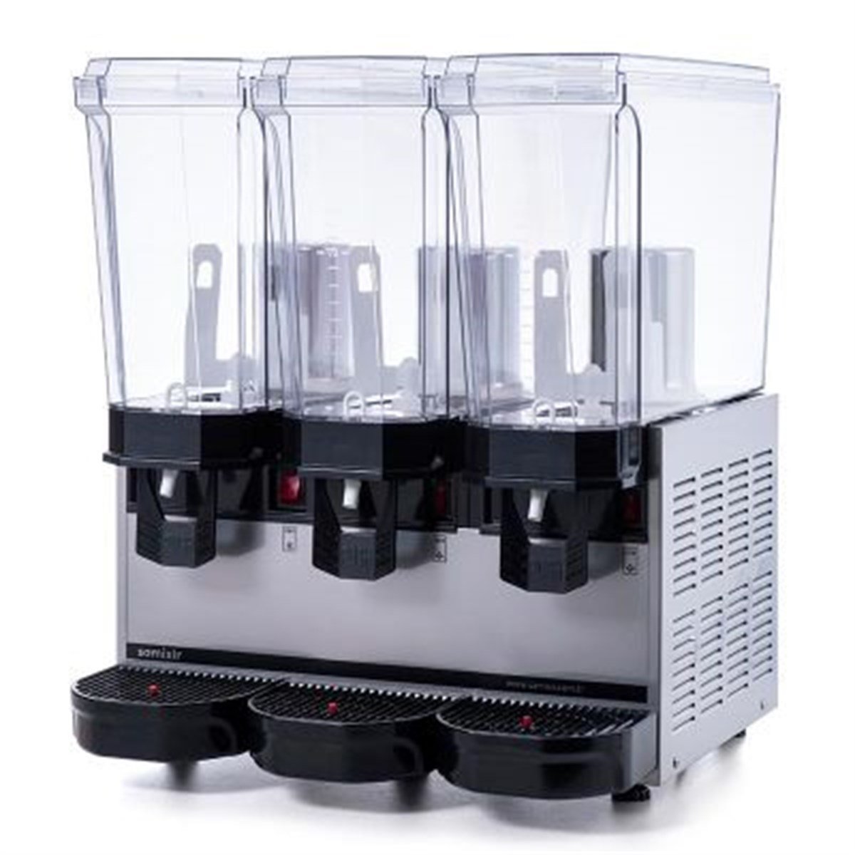 Samixir Klasik Triple Soğuk İçecek Dispenseri, 20+20+20 L, Karıştırıcılı, Inox