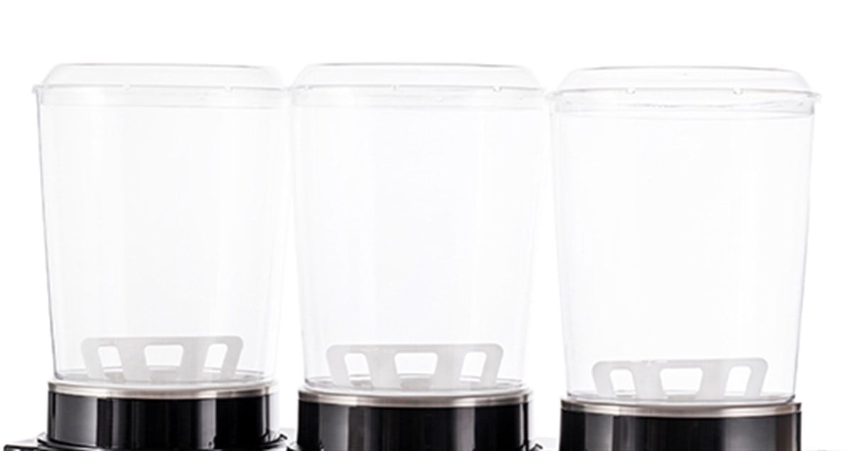 Samixir M10 Triple Panoramik Soğuk İçecek Dispenseri, 10+10+10 L, Sarı