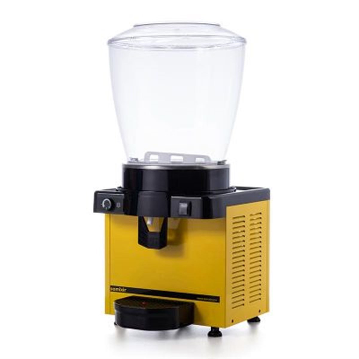 Samixir M22 Panoramik Soğuk İçecek Dispenseri, 22 L, Analog, Sarı