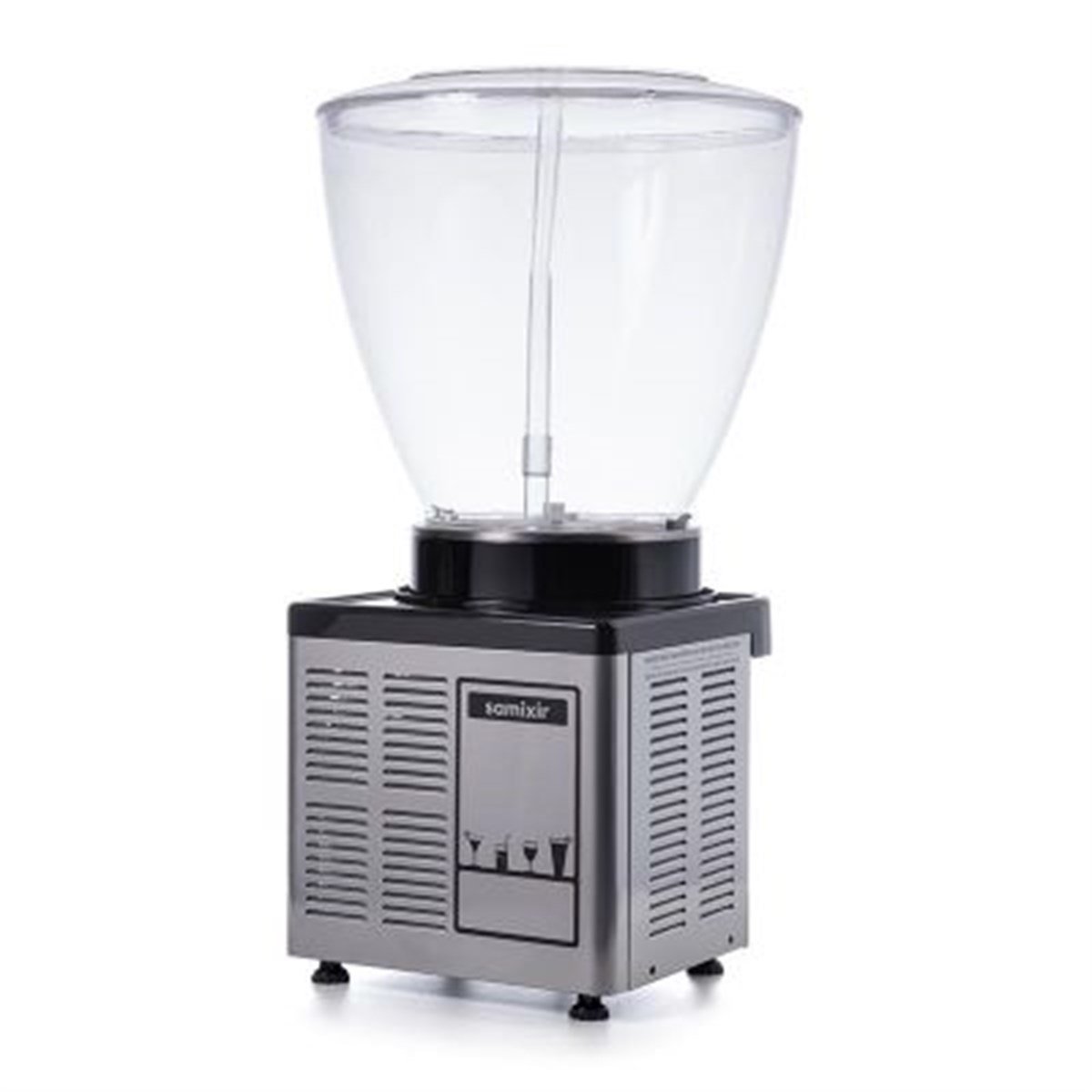 Samixir S40 Fıskiyeli Soğuk İçecek Dispenseri, 40 L, Panoramik, Dijital, Inox