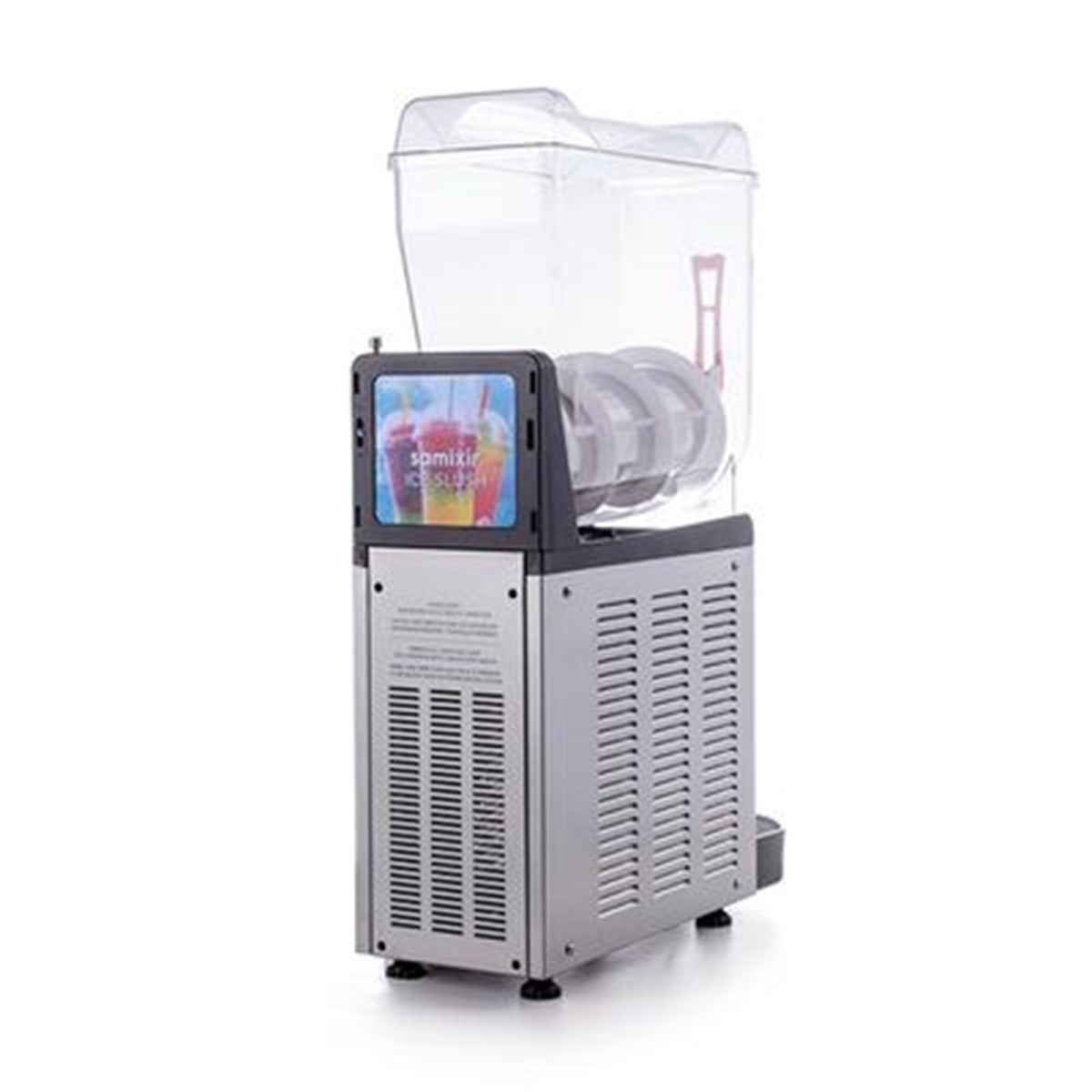 Samixir Slush Mono Allure Granita ve Meyve Suyu Dispenseri, 12 L, Inox