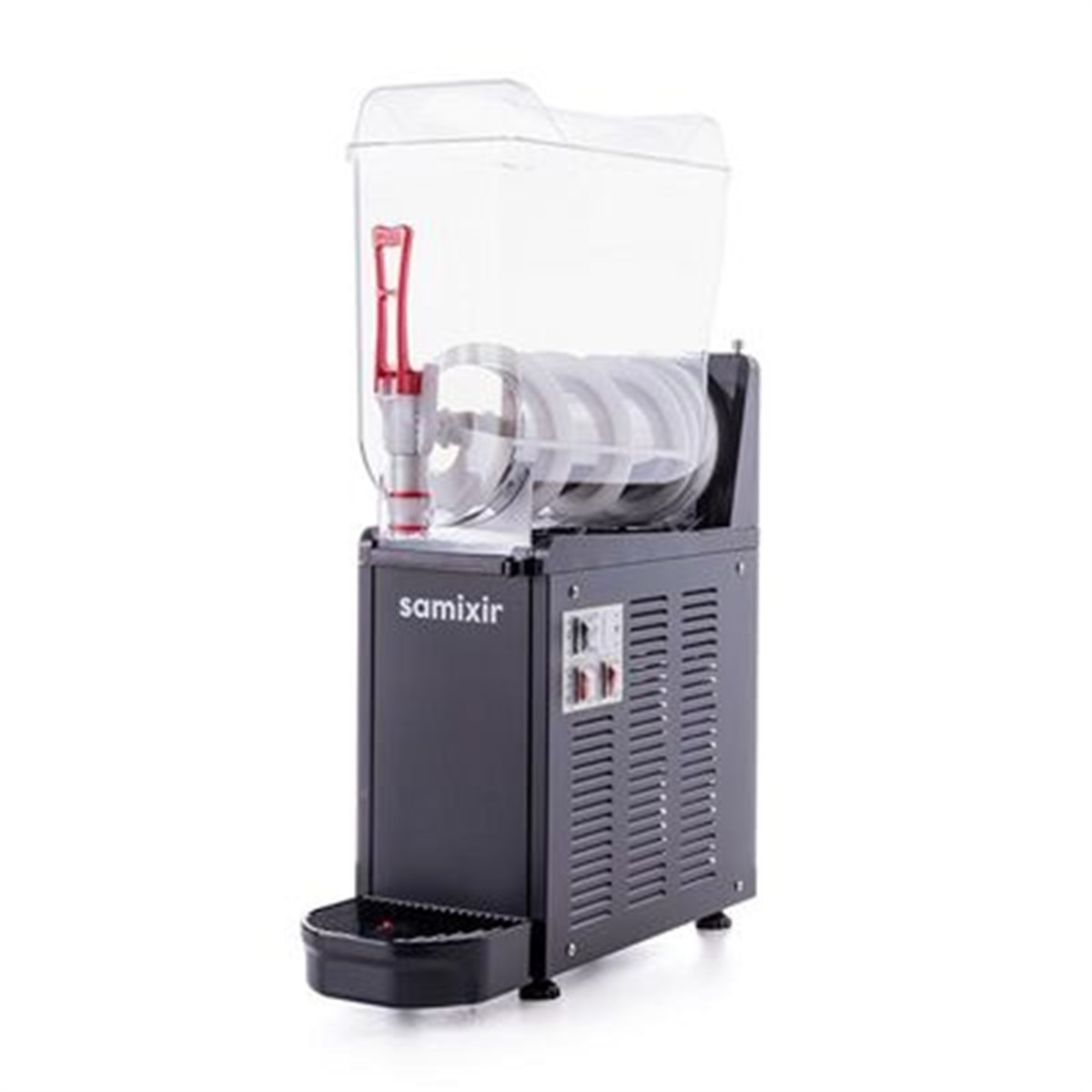 Samixir Slush Mono Granita ve Meyve Suyu Dispenseri, 12 L, Siyah