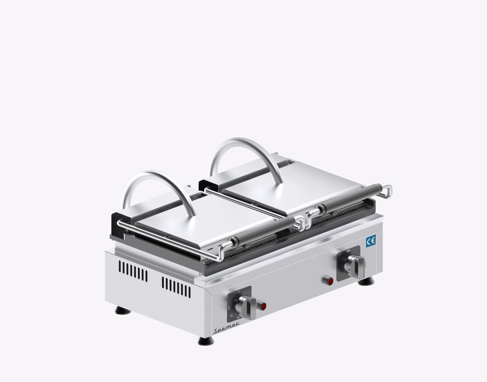 Seamac 8+8 Dilim Sanayi Tip Tost Makinesi, Çit Kapaklı, Elektrikli