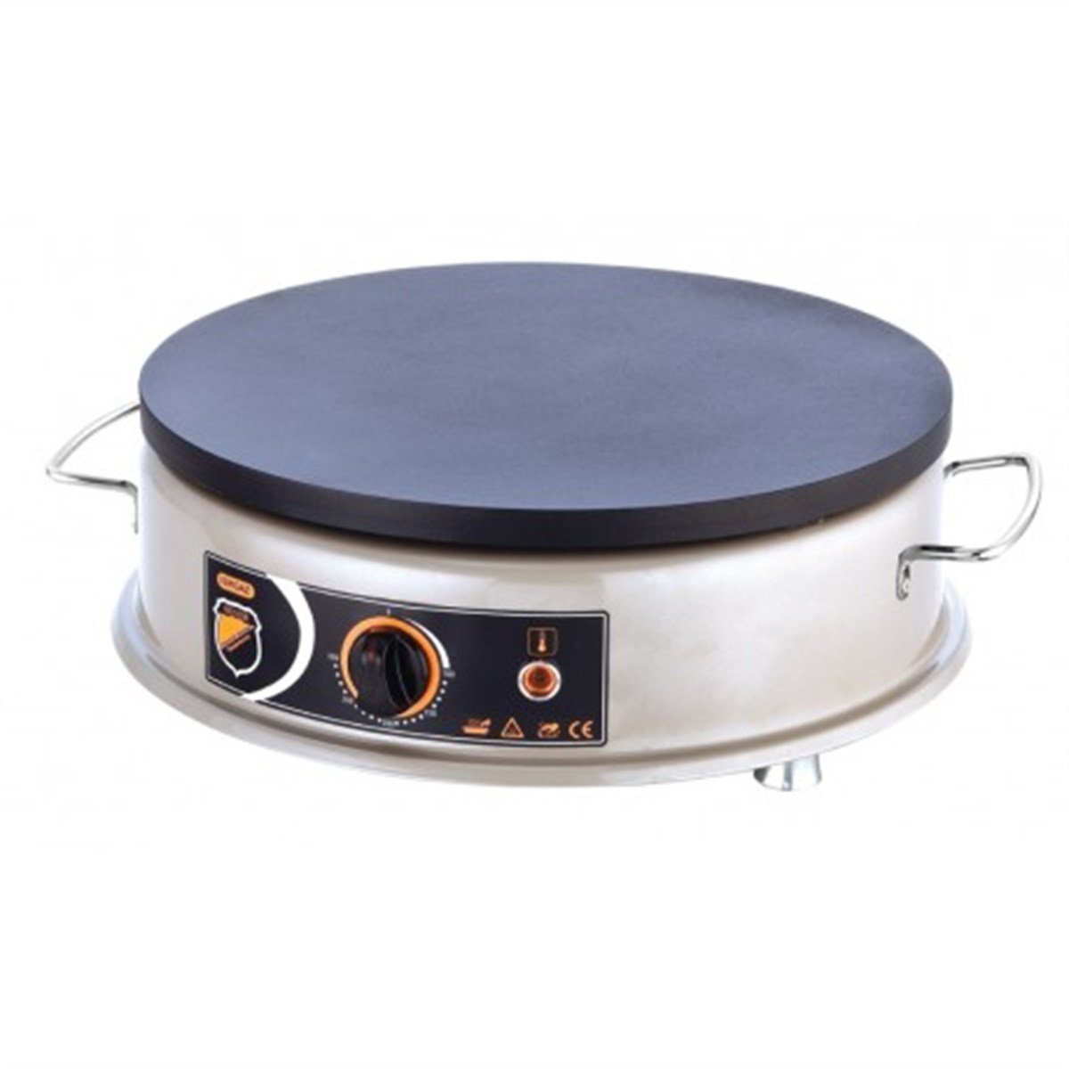 Silver CRP-03 40 Cm Gri İnox Sanayi Tipi Krep Makinesi