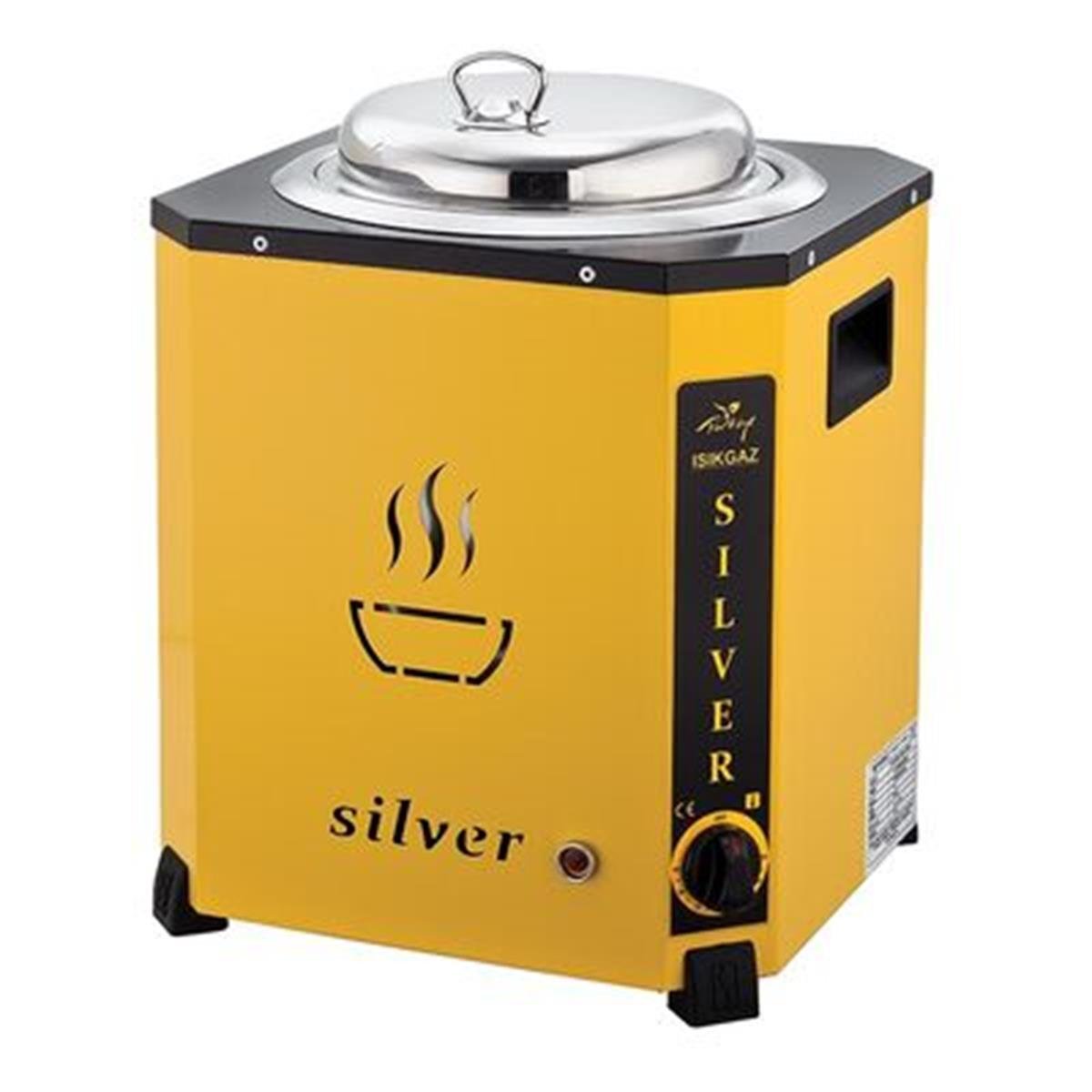 Silverinox 13 Litre, Jumbo Çorba Kazanı Sarı