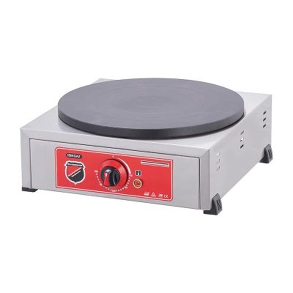 Silverinox, 40 Cm, Doğalgazlı / Tüplü, Pleyt Tekli Krep Makinesi