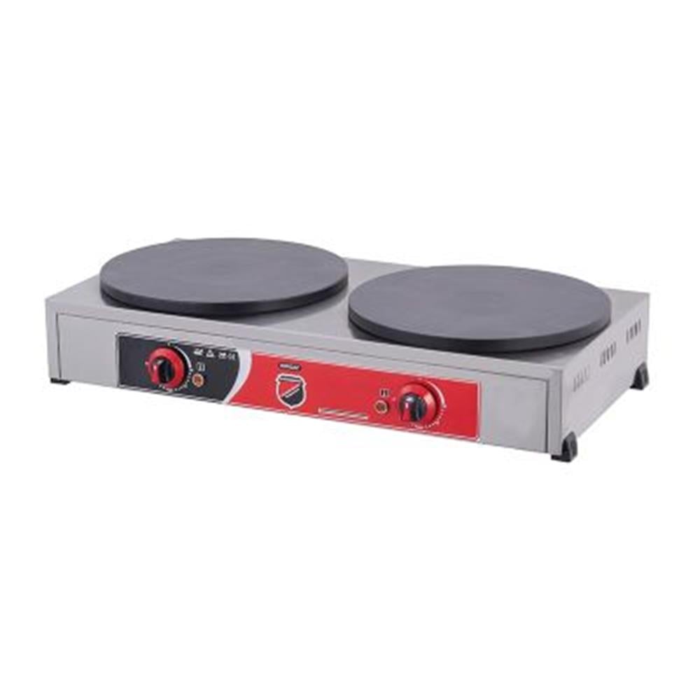 Silverinox, 40 Cm, Elektrikli, Pleyt İkili Krep Makinesi