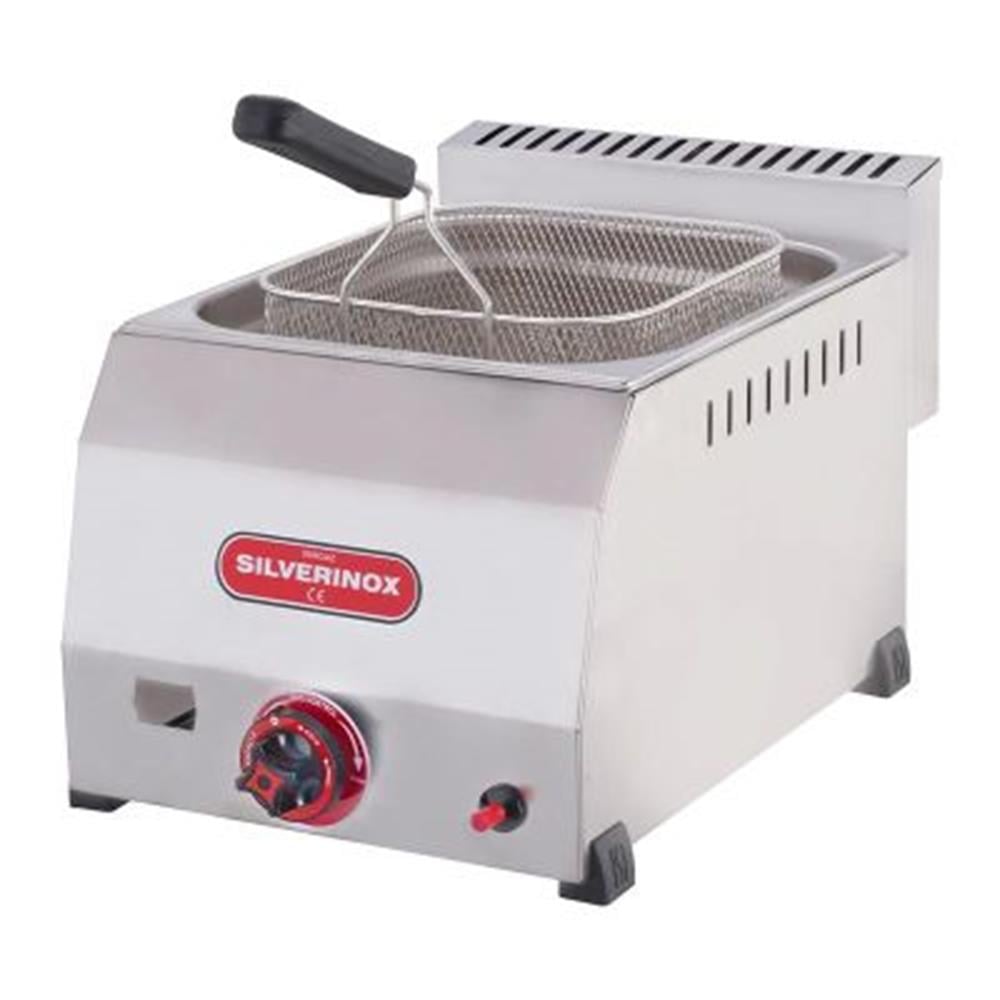 Silverinox, 5 Litre, Doğalgazlı / Tüplü, Set Üstü Fritöz