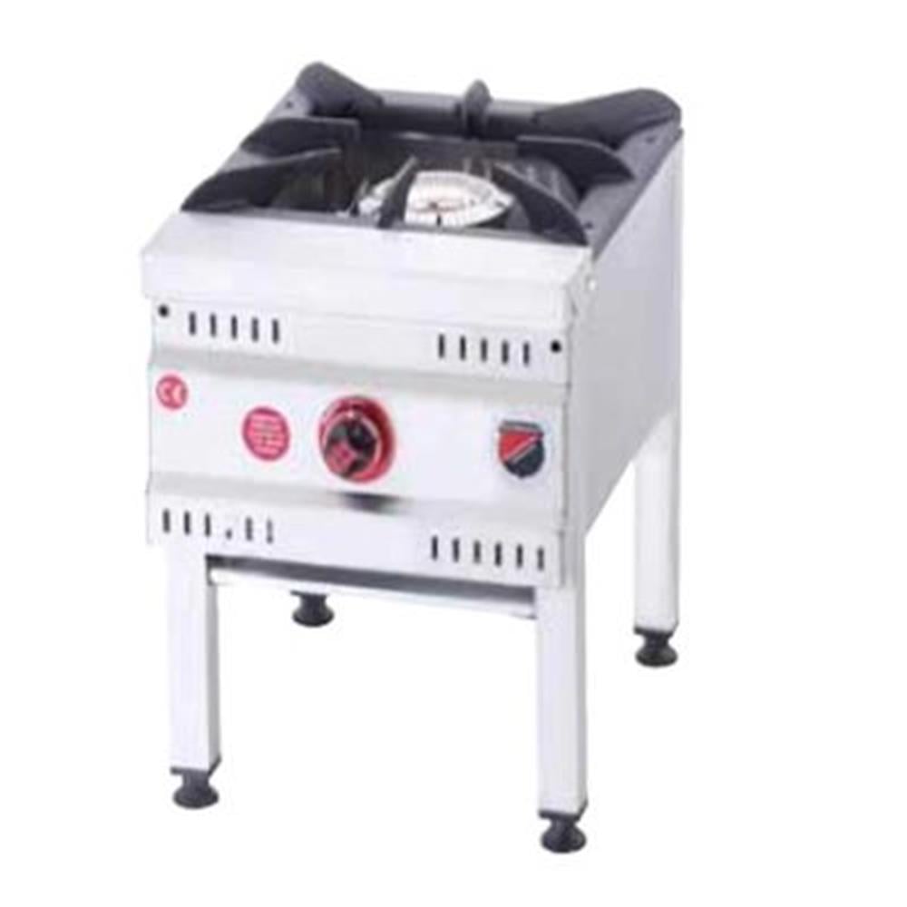 Silverinox, Doğalgazlı / LPG, CE Belgeli, Tek Yanışlı Yer Ocak 