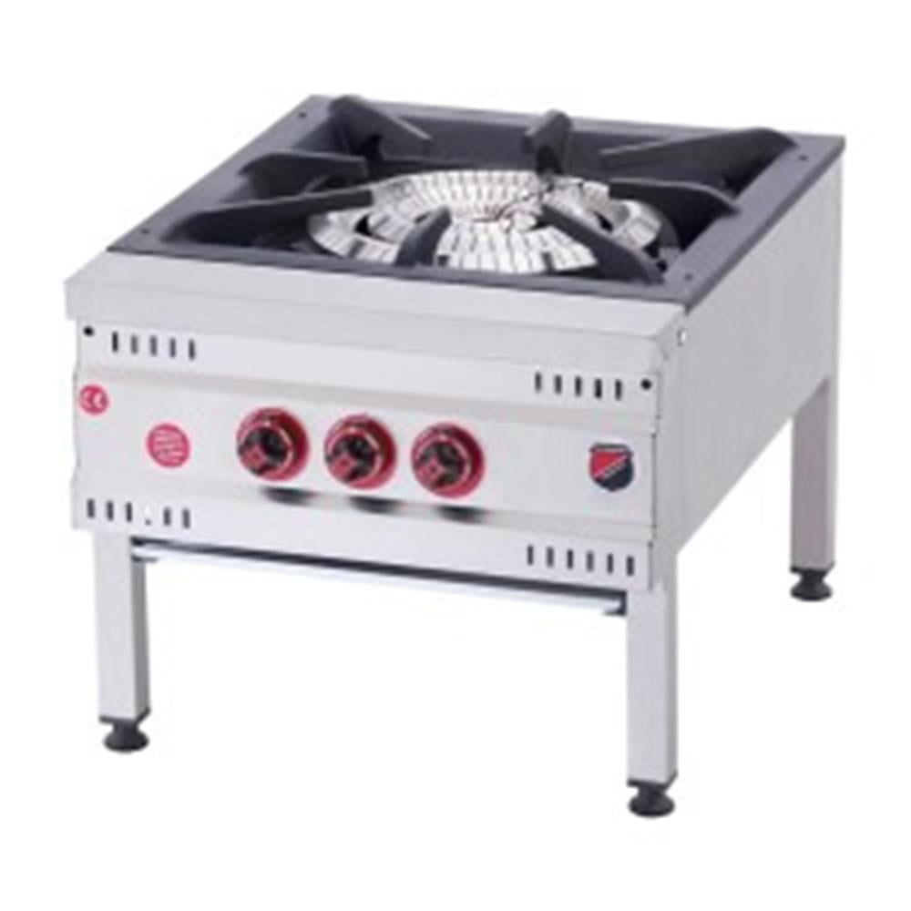 Silverinox, Doğalgazlı / LPG, CE Belgeli, Üç Yanışlı Yer Ocak 