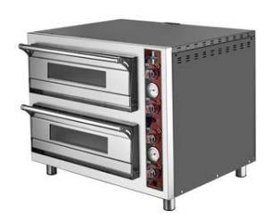 Silverinox, Elektrikli, Çift Katlı Pizza Fırını, 12 Pizza, 92x62 cm