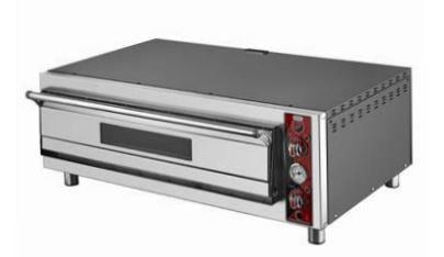 Silverinox, Elektrikli, Tek Katlı Pizza Fırını, 6 Pizza, 92x62 cm