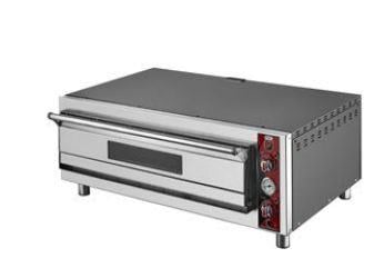 Silverinox, Elektrikli, Tek Katlı Pizza Fırını, 4 Pizza, 62x62 cm
