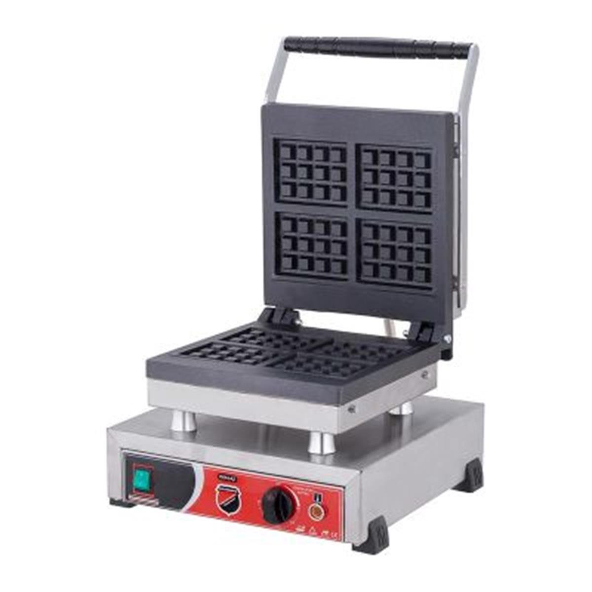 Silverinox, Kare Model, Waffle Makinesi, Dörtlü