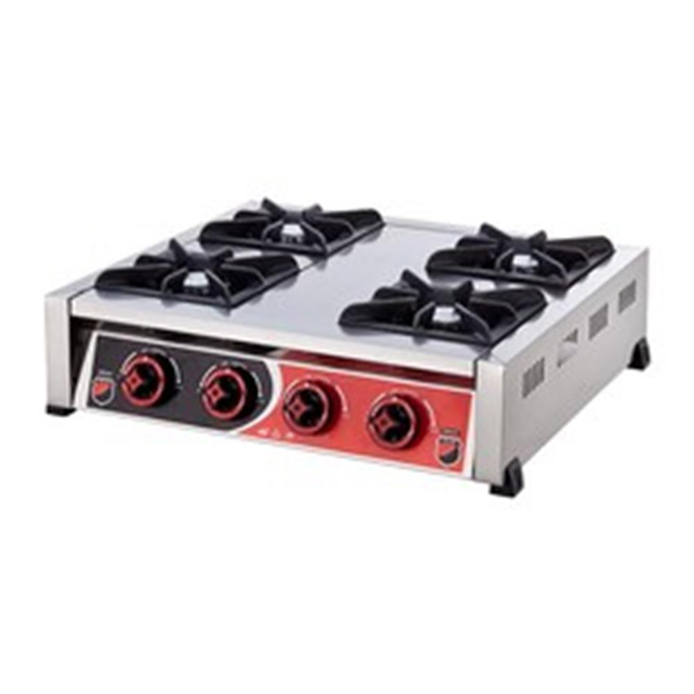 Silverinox, LPG, CE Belgeli, 4 Gözlü Set Üstü Mini Ocak
