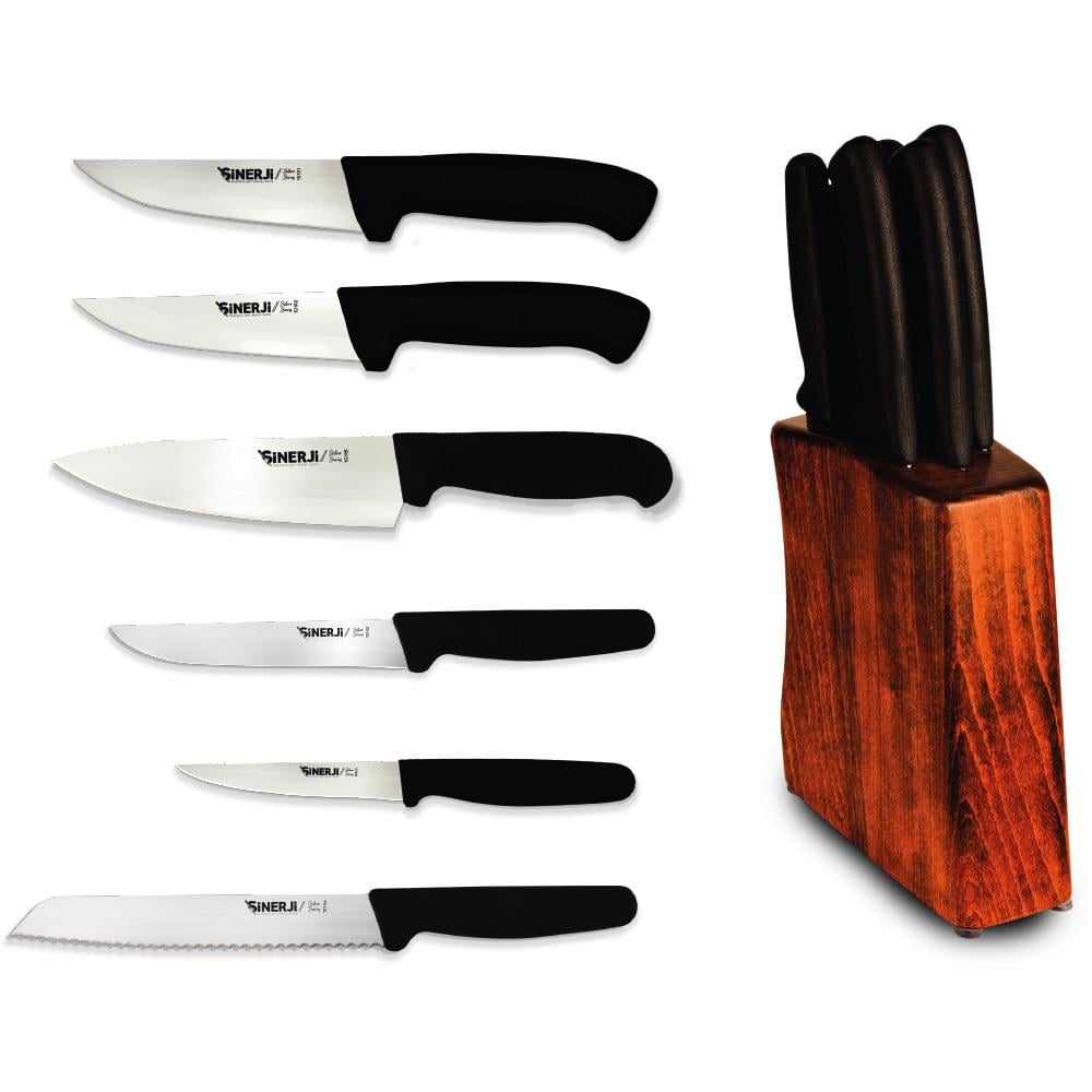 Sinerji Silver Bloklu Bıçak Seti 6+1