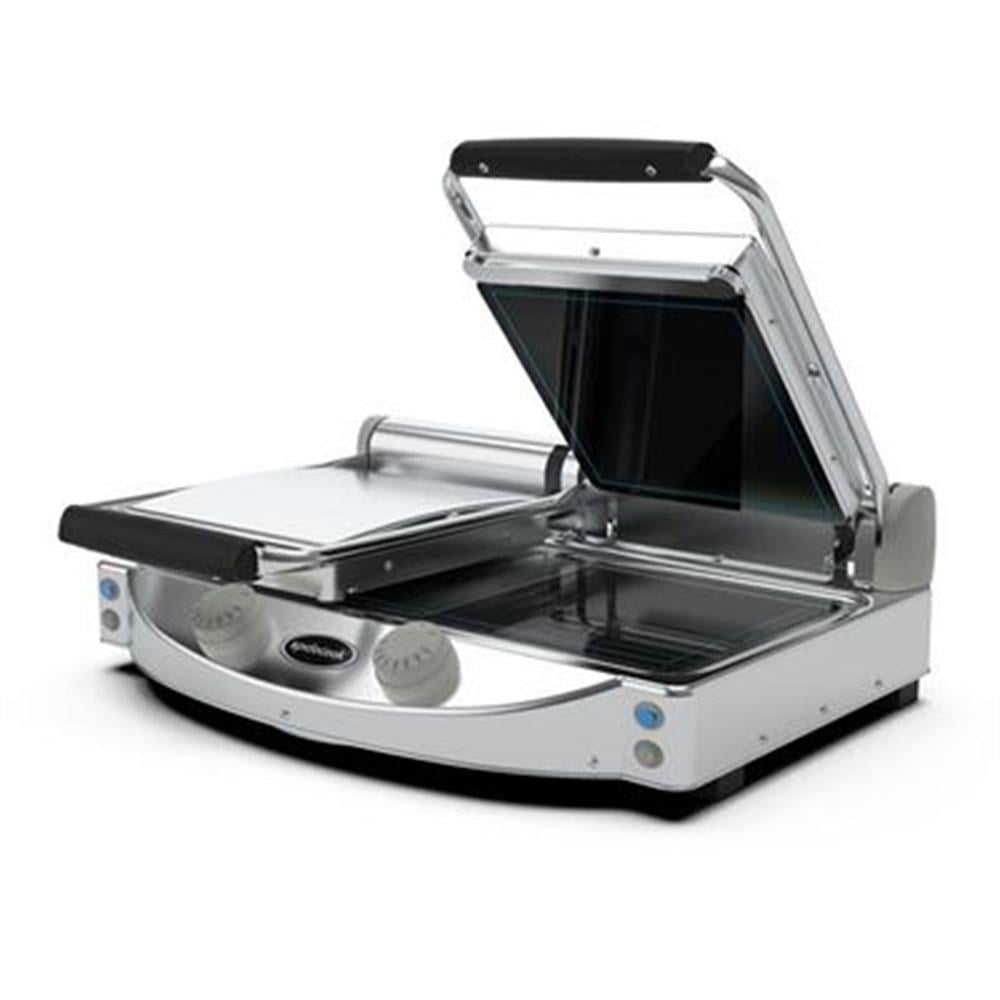 Unox Spidocook Düz Yüzey Seramik Camlı Izgara, İkili, Tost Makinesi, SP 020 P
