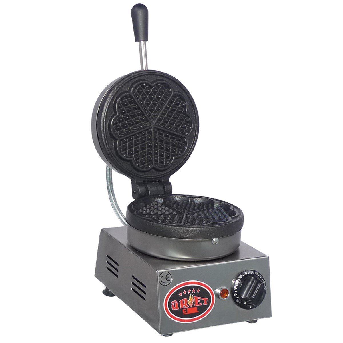 Üret 19 Cm Eko Papatya Waffle Makinesi, Elektrikli