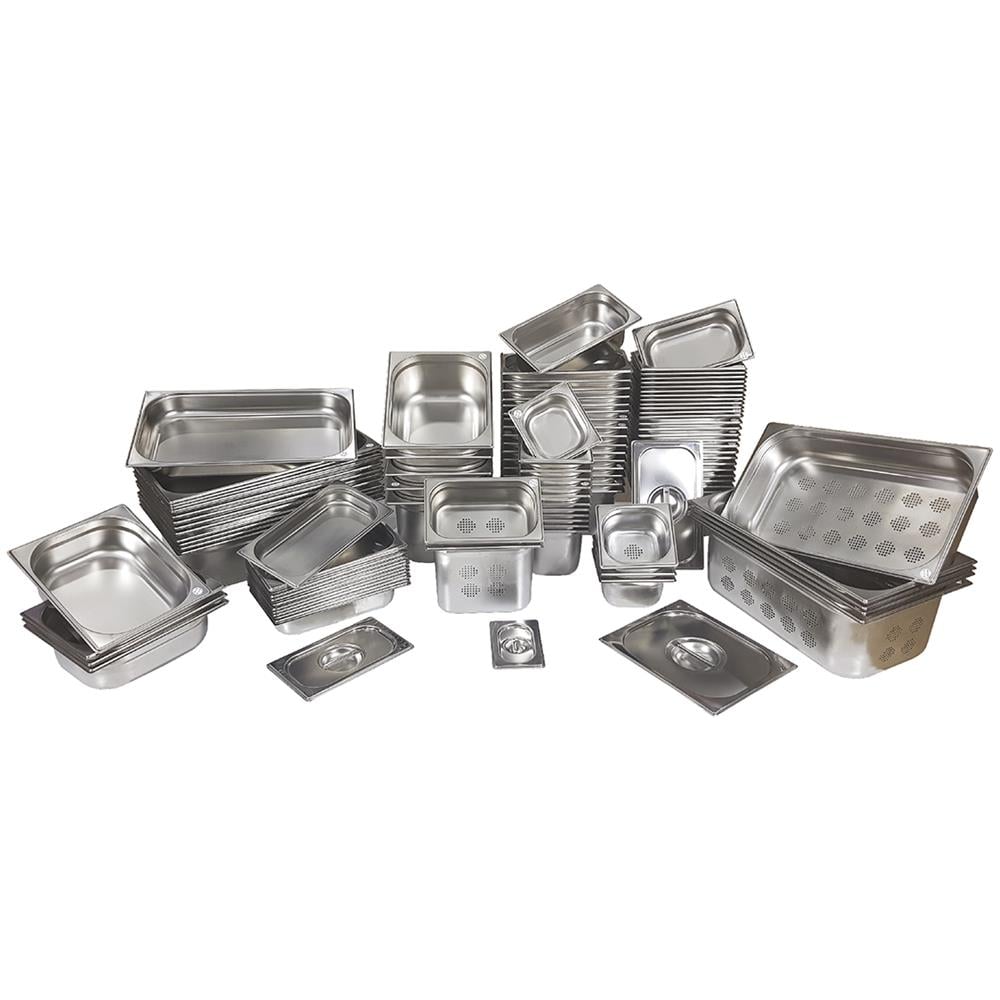 Üret Çelik 1/6 - 65 mm Gastronom Küvet (17.6 x 16.2 x 6.5 cm) 1 lt 